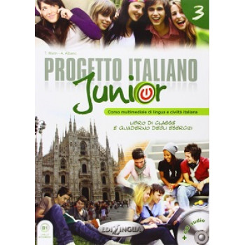  Progetto Italiano Junior 3 Libro & Quaderno + CD audio