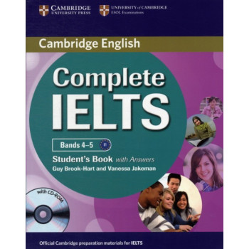 Учебник английского языка Complete IELTS Bands 4-5 Student's Book with Answers with CD-ROM