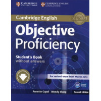Учебник английского языка Objective Proficiency Second edition Student's Book without answers with Downloadable Software