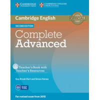 Книга для учителя Complete Advanced Second edition Teacher's Book with Teacher's Resources CD-ROM