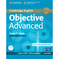 Учебник английского языка Objective Advanced Fourth edition Student's Book without Answers with CD-ROM