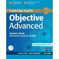 Книга для учителя Objective Advanced Fourth edition Teacher's Book with Teacher's Resources Audio CD/CD-ROM