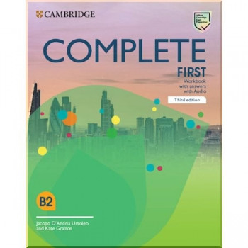 Робочий зошит Complete First Third edition Workbook with answers