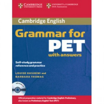  Грамматика  Cambridge Grammar for PET Book with answers and Audio CD