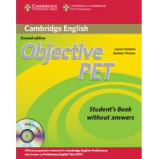 Objective PET Second Edition Student's Book without answers with CD-ROM