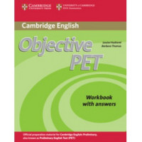 Рабочая тетрадь Objective PET Second Edition Workbook with answers
