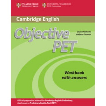 Рабочая тетрадь Objective PET Second Edition Workbook with answers