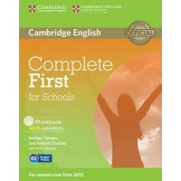 Рабочая тетрадь Complete First for Schools Workbook with Answers with Audio CD 