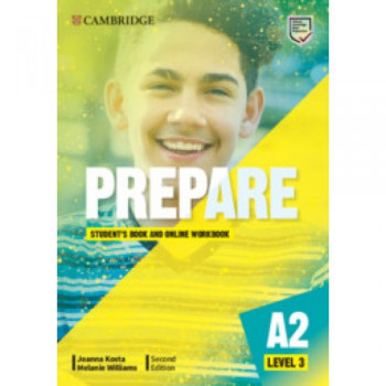 Учебник Cambridge English Prepare! 2nd Edition 3 Student's Book with Online Workbook