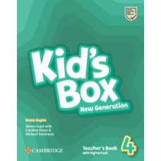 Книга для вчителя Kid's Box New Generation 4 Teacher's Book with Digital Pack