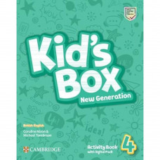 Рабочая тетрадь Kid's Box New Generation 4 Activity Book with Digital Pack