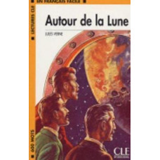 Книга Lectures en francais facile 1 Autour de la Lune Livre+CD