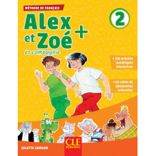 Учебник Alex et Zoe + 2 Livre de l'élève + CD