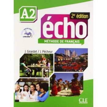 Учебник Echo A2 - 2e édition Livre + DVD-Rom + livre-web