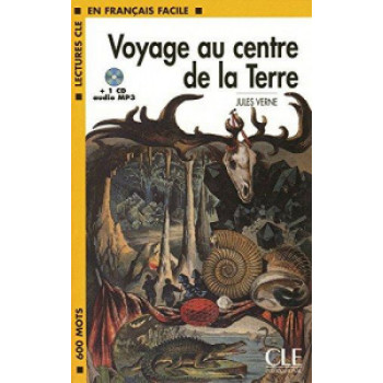 Книга Lectures en francais facile 1 Voyage au centre de la Terre Livre+CD