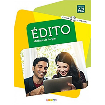 Учебник Edito A2  Livre de l'élève + DVD + CD mp3