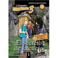  Книга Aventuras para 3 (A1) El secreto de la cueva. Book 1