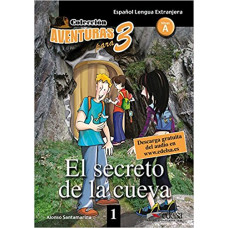 Книга Aventuras para 3 (A1) El secreto de la cueva. Book 1