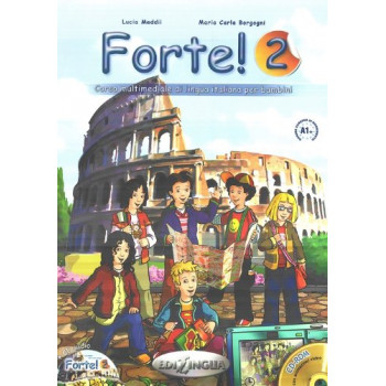 Учебник Forte! 2 (A1+) Libro dello studente ed esercizi + CD audio