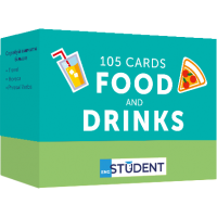 Карточки для изучения английских слов Food and Drinks 105 карточек