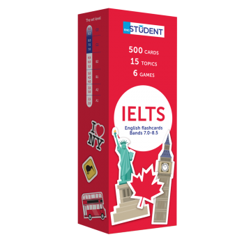 Карточки для изучения английских слов 500 карточек IELTS (band 7.0-8.5)