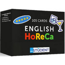 Карточки для изучения английских слов HoReCa 105 карточек
