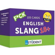Карточки для изучения английских слов English Slang 18+ 105 карточек