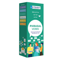 Карточки для изучения английских слов 500 карточек Phrasal Verbs (укр.)