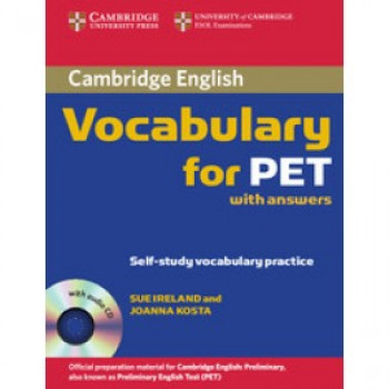Книга Cambridge Vocabulary for PET with Audio CD