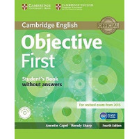 Учебник Objective First Fourth edition Student's Book without answers with CD-ROM