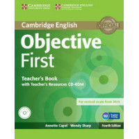 Книга для учителя Objective First Fourth edition Teacher's Book with Teacher's Resources CD-ROM
