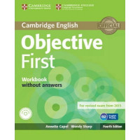 Рабочая тетрадь Objective First Fourth edition Workbook without  answers with Audio CD