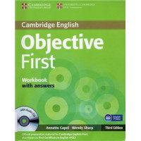 Рабочая тетрадь Objective First Fourth edition Workbook with answers with Audio CD