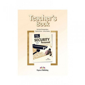Книга для учителя Career Paths: Security Personnel Teacher's Book