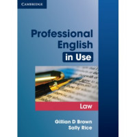  Учебник Professional English in Use Law