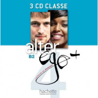 Диски Alter Ego + :Niveau 4 CD audio classe (x4)
