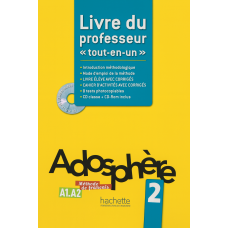 Книга для вчителя Adosphère: Niveau 2 (A1.2) Livre du professeur