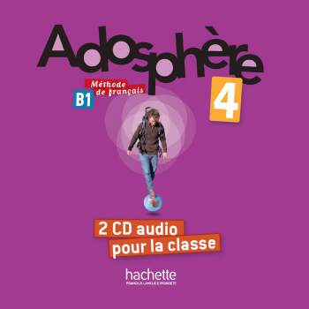 Диски Adosphère: Niveau 4 (B1) CD audio classe (x2) Диски Adosphère: Niveau 4 (B1) CD audio classe (x2)