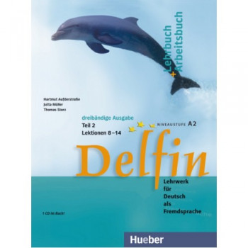 Учебник Delfin Teil 2 Lektionen 8-14 Lehr- & Arbeitsbuch mit Audio-CD