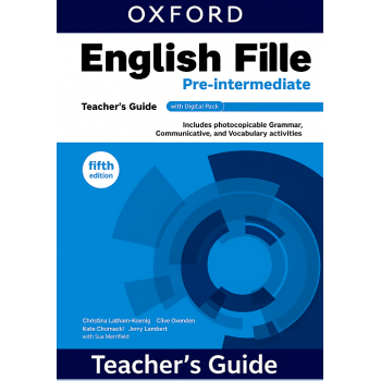 Книга для вчителя English File Fifth Edition Pre-Intermediate Teacher's Guide with Digital Pack