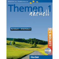 Учебник Themen aktuell 1 Kursbuch und Arbeitsbuch Lektion 1-5 + CD-ROM