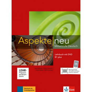 Учебник Aspekte 1 Neu B1+ Lehrbuch mit DVD