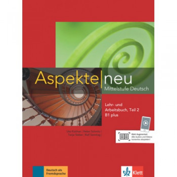 Учебник Aspekte 1 Neu B1+ Lehr-und Arbeitsbuch Teil 2 + CD