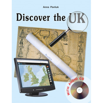 Книга Discover the UK - учебное пособие по страноведению Британии с аудио CD 