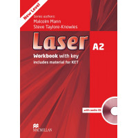 Рабочая тетрадь Laser 3rd Edition A2  Workbook with key and audio CD