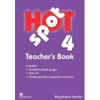 Книга для учителя Hot Spot 4 Teacher's Book with Test CD