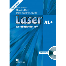 Рабочая тетрадь Laser 3rd Edition A1+ Workbook with key and audio CD