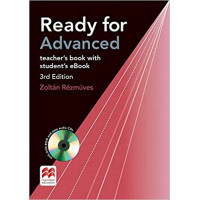 Книга для учителя английского языка Ready for Advanced 3rd Edition Teacher's Book + DVD-ROM