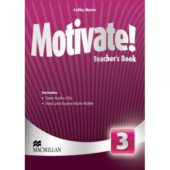 Книга для учителя Motivate! 3 (Pre-Intermediate) Teacher's Book + Class Audio CDs