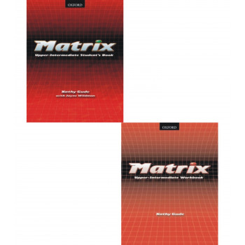 Комплект підручник та зошит Matrix Upper-Intermediate Student's Book and Workbook